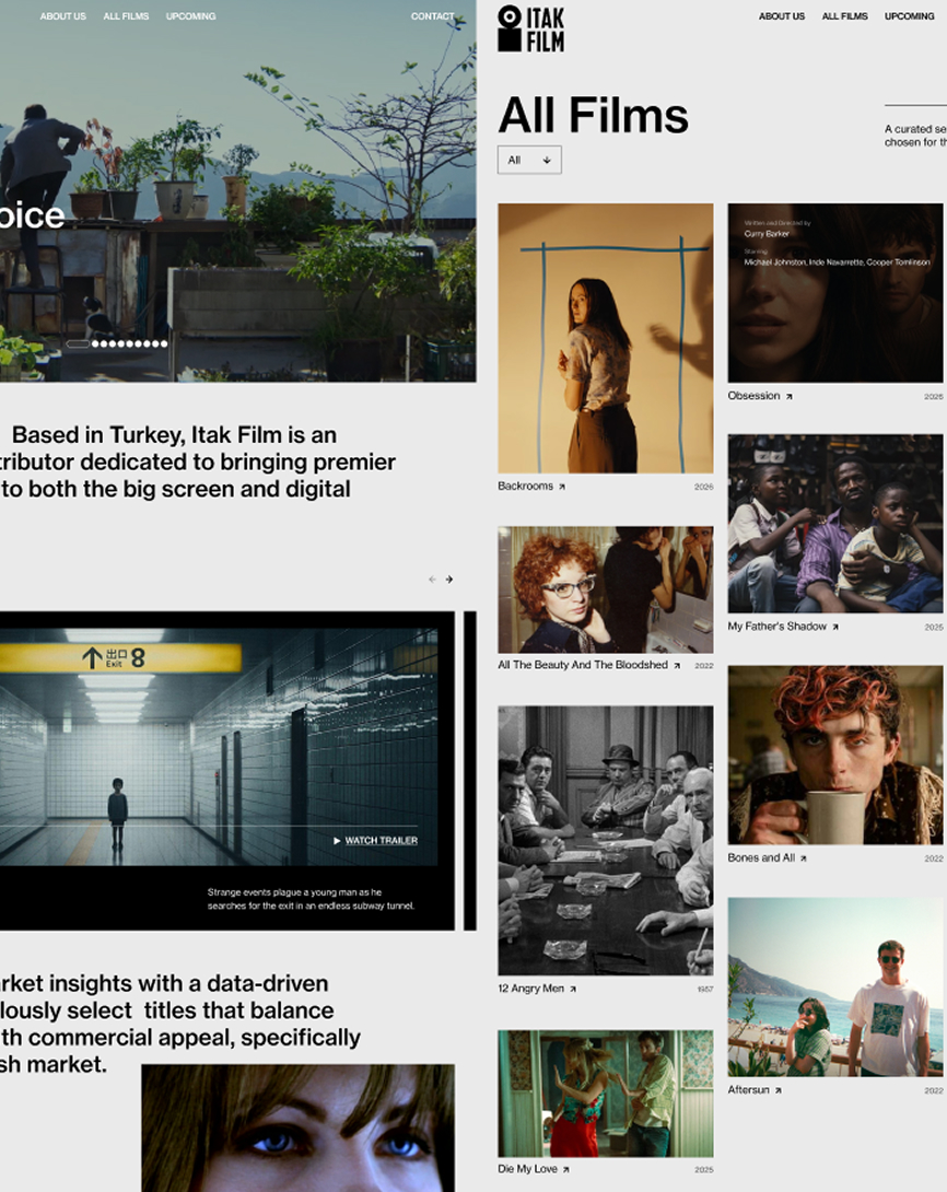 İtak Film website